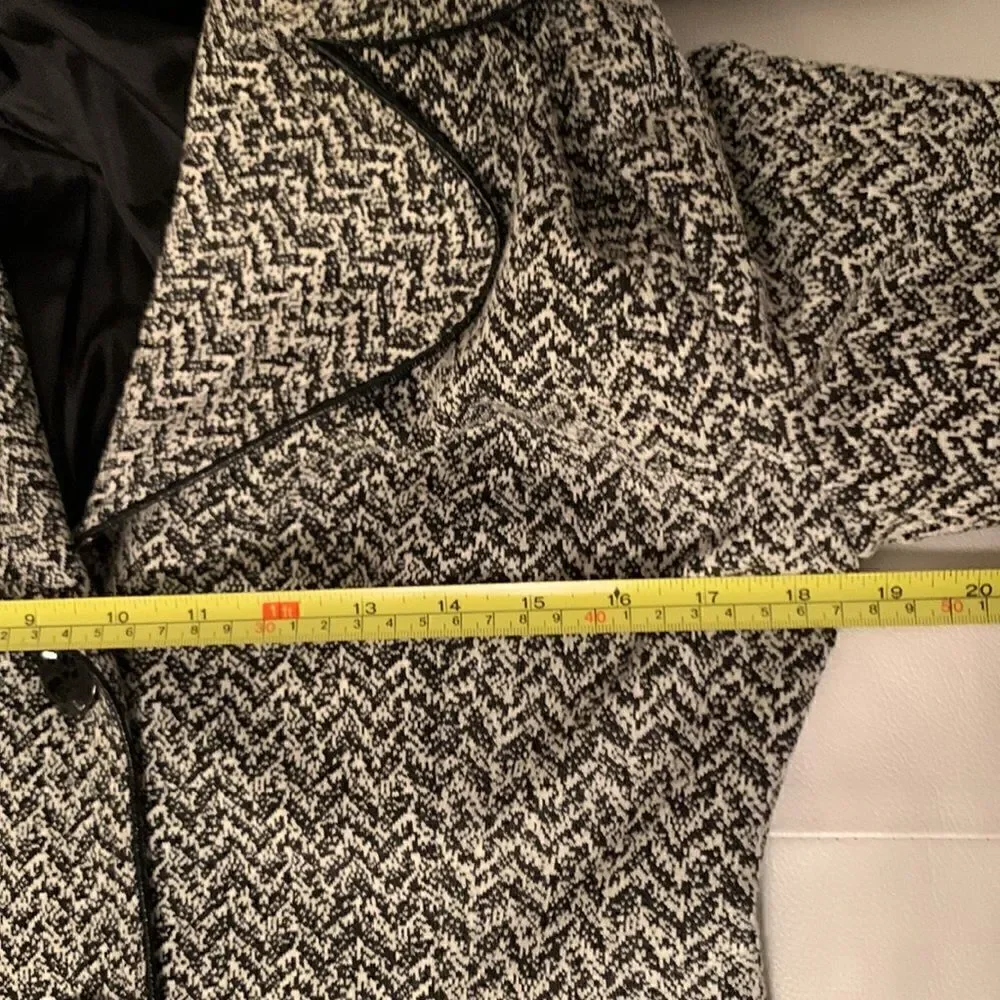 Carole Little Lightweight Long Blazer Jacket Size S - Picture 4 of 12